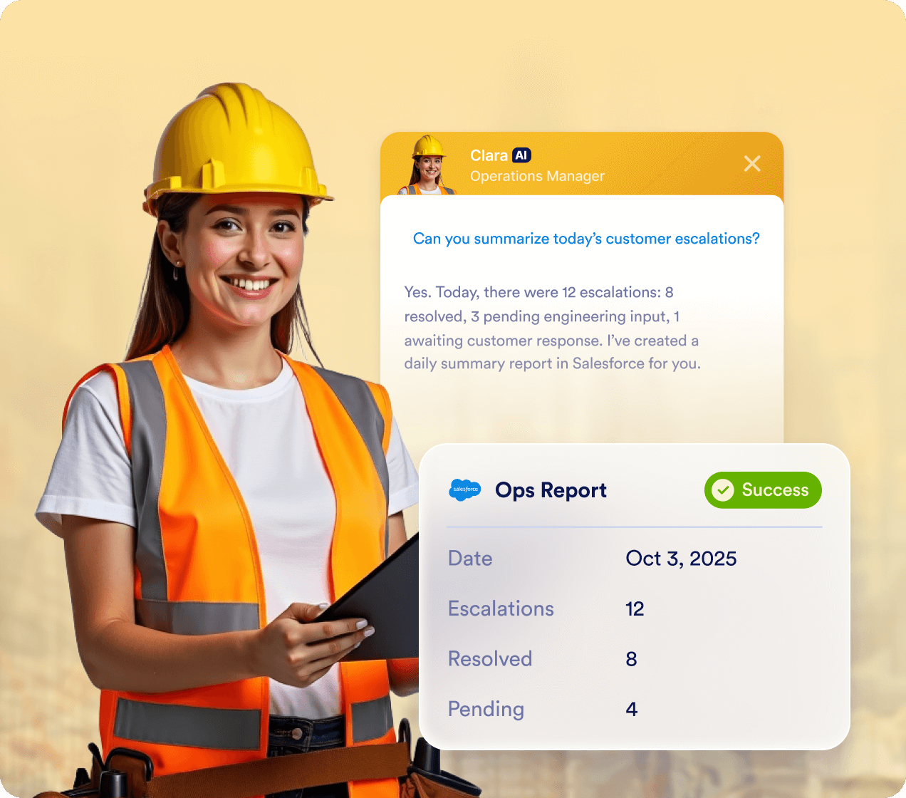 Operations and service managers