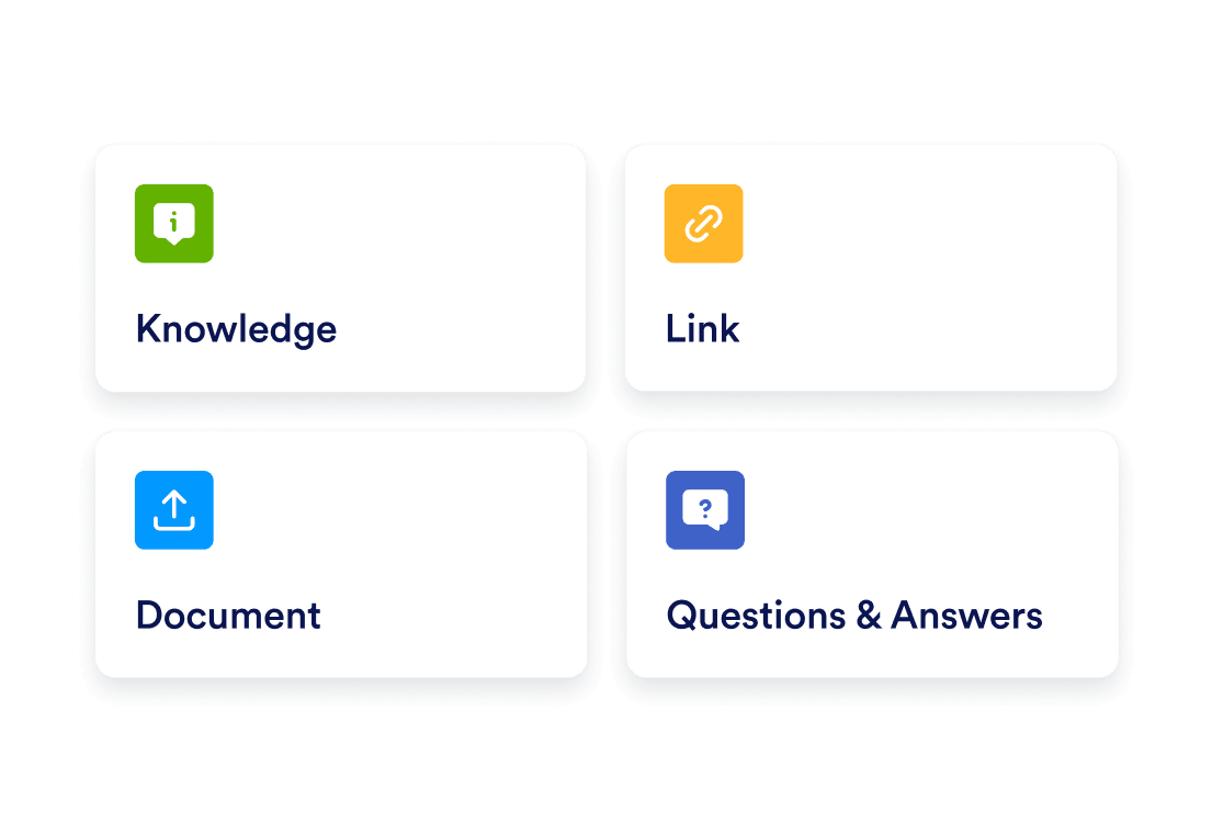 Four boxes indicates training options