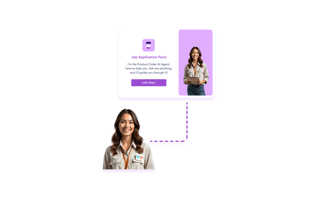 The created AI Agent is shown in the AI agent standalone chat screen