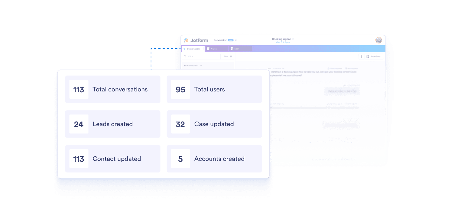 Different integration options next to an upload area component