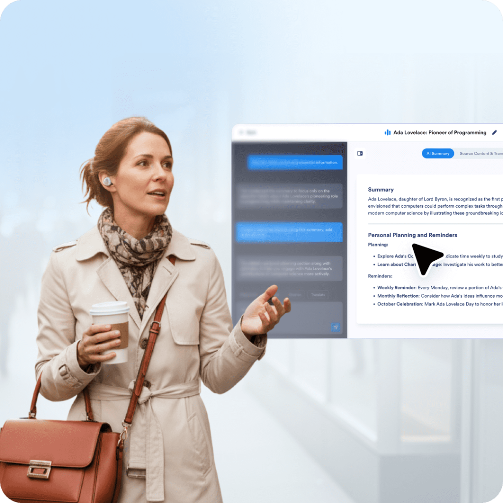 Personal planning and reminders