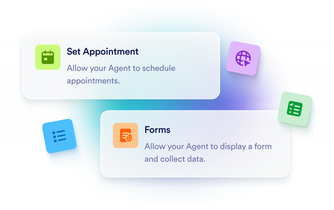 Chatbot tools for scheduling appointments and collecting forms