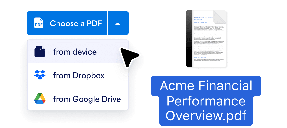 Upload your PDF