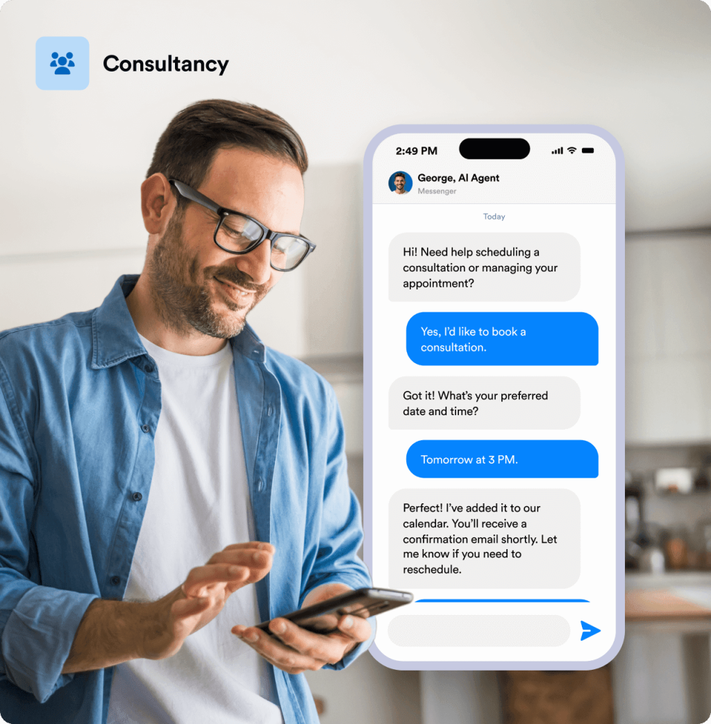 Hassle-free appointment booking for consultants