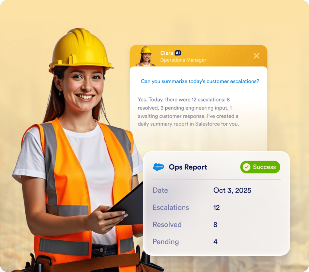 Operations and service managers