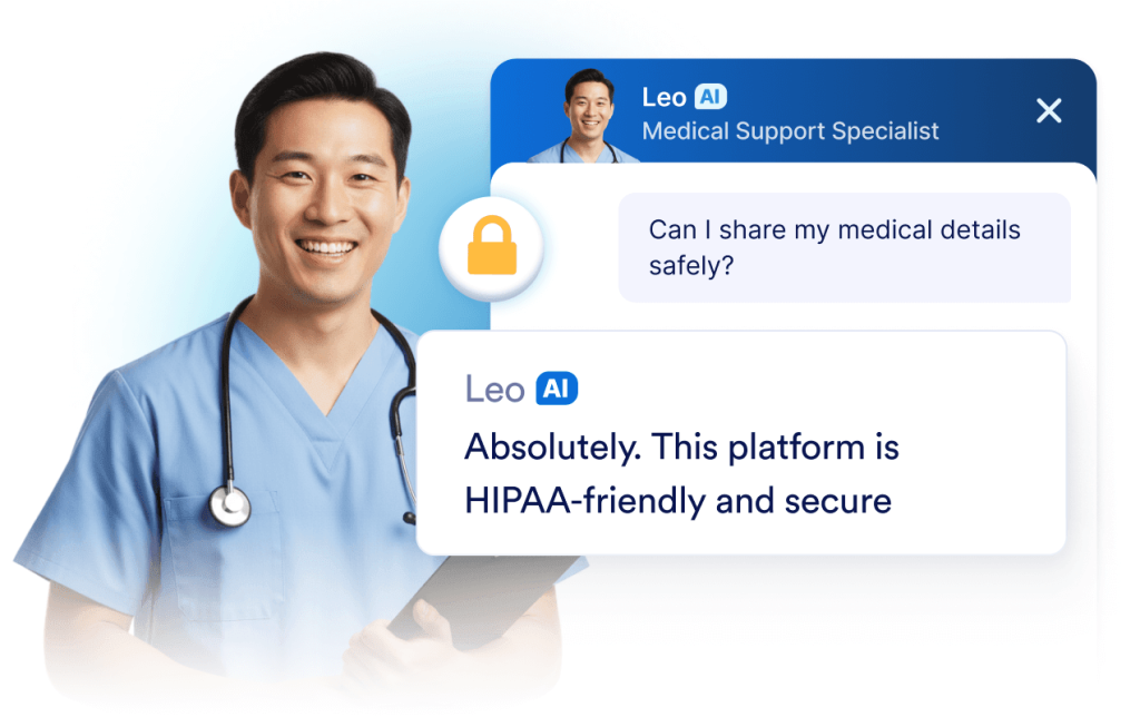 HIPAA-friendly & secure platform
