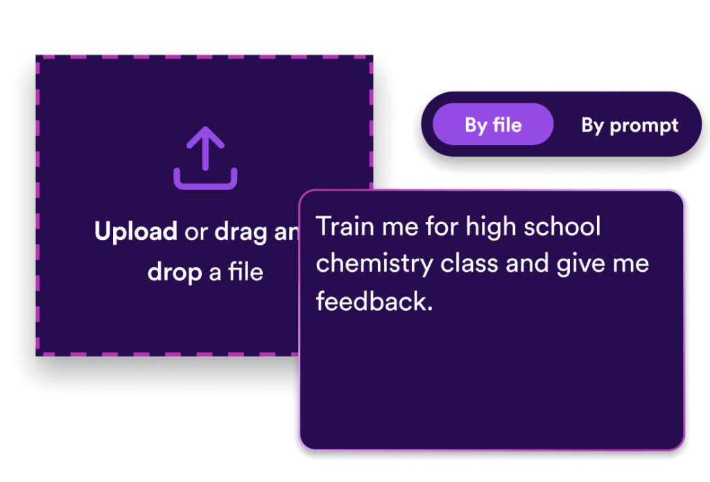 Upload a file or enter a prompt