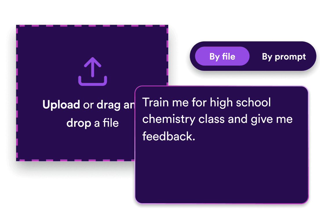Upload a file or enter a prompt