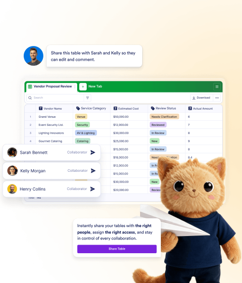 Share data and manage access