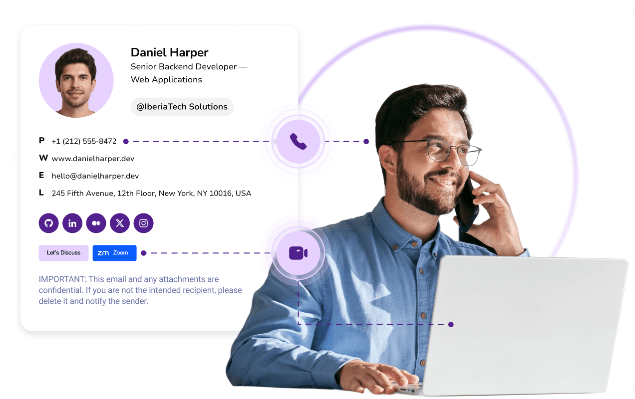 Boosts contact information accessibility