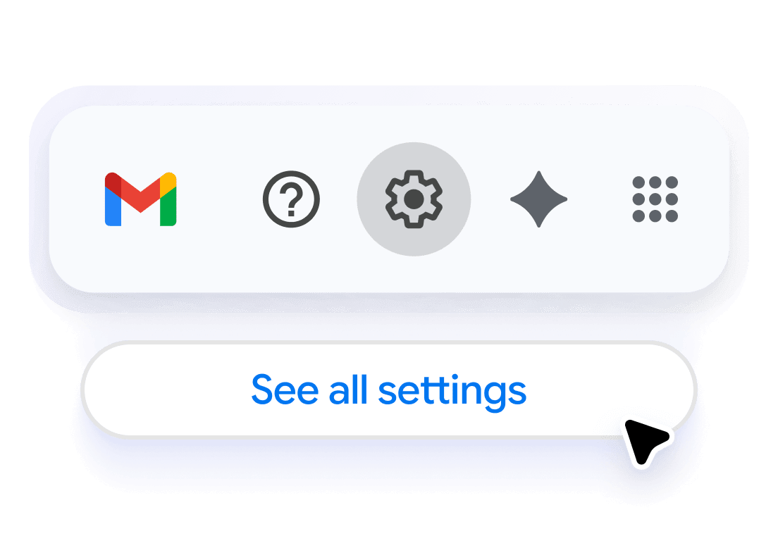 Open Gmail settings