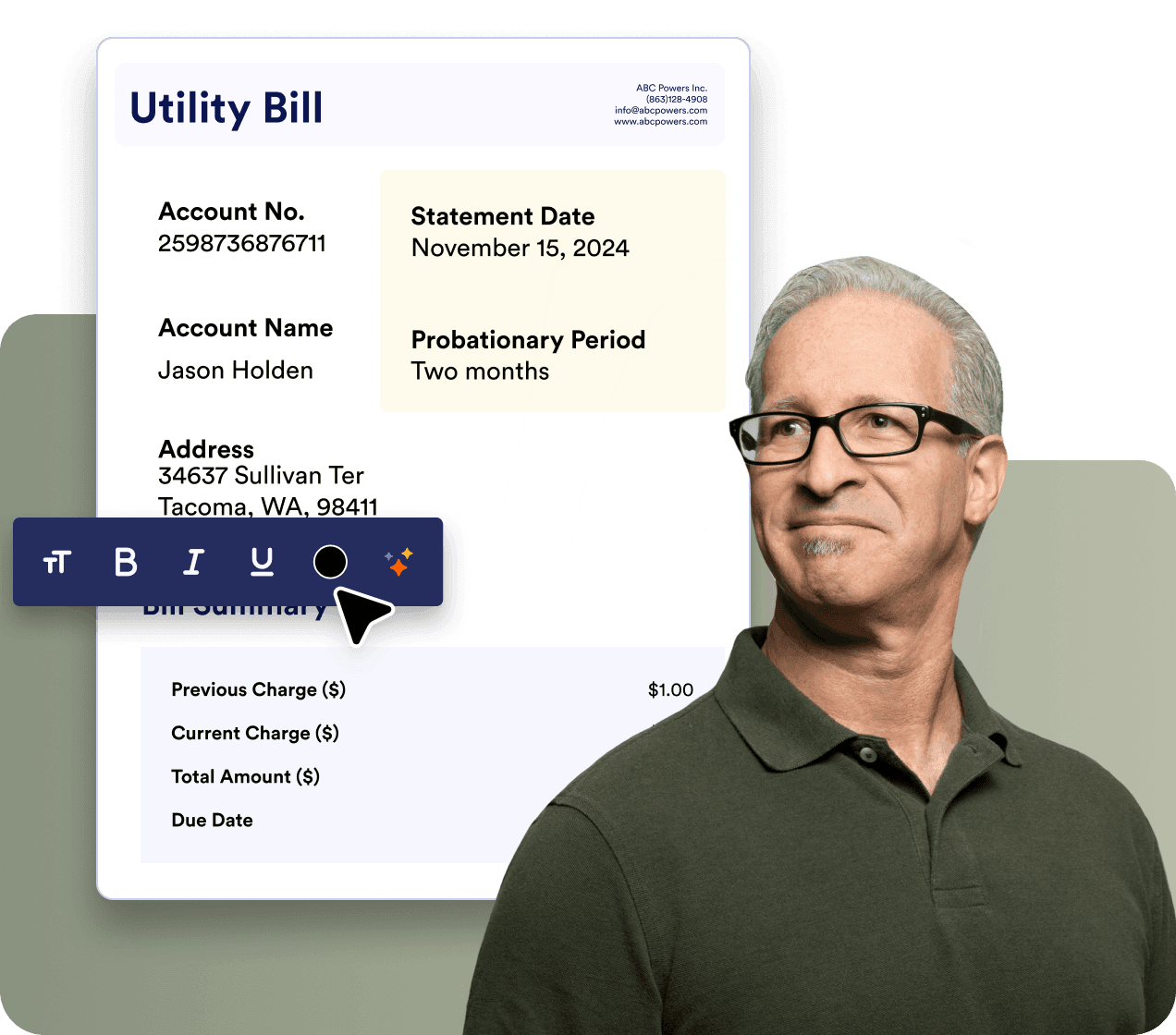 Edit every part of your document