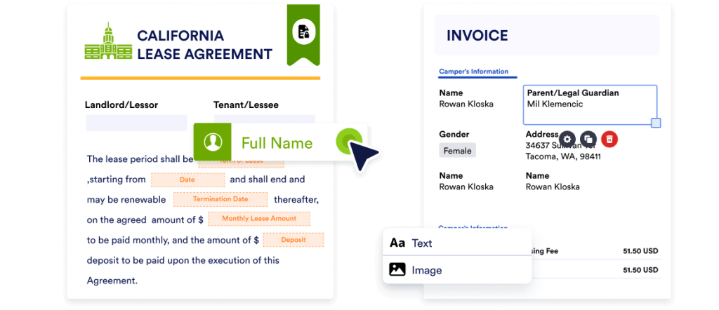 Review and customize your document