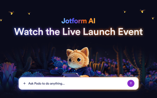 Live Launch Event: Jotform AI