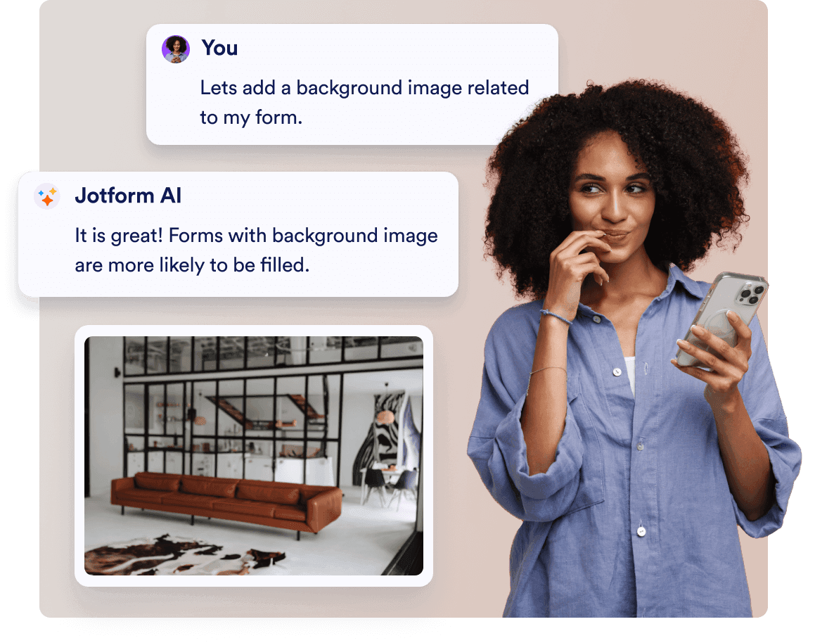 Personalize your form with AI