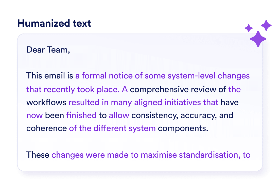 Humanize your content