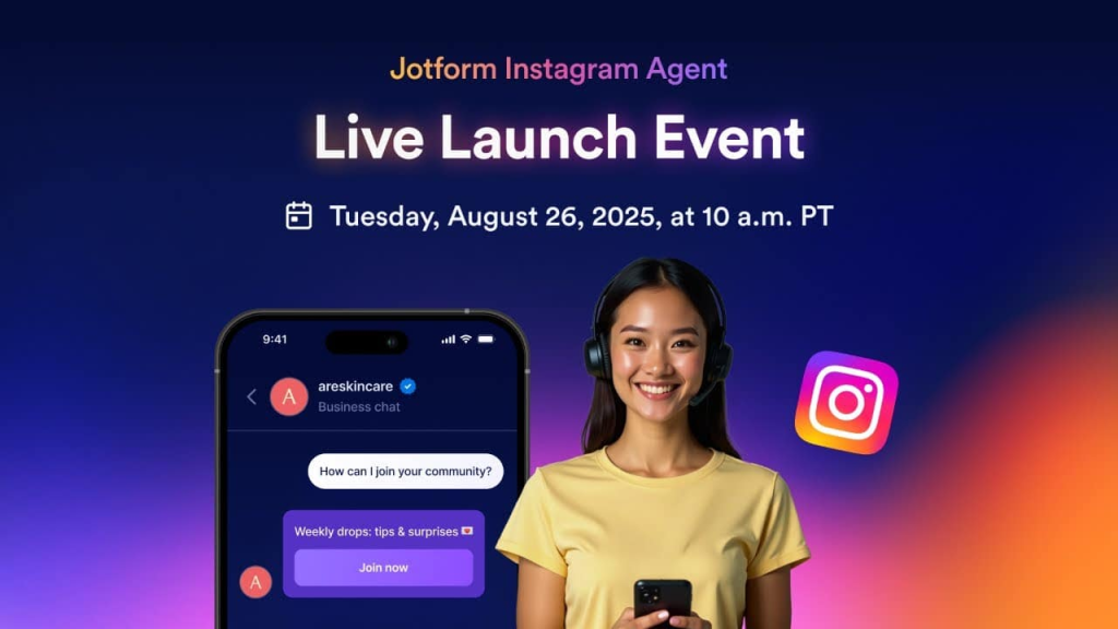 Live Launch Event: Jotform Instagram Agent