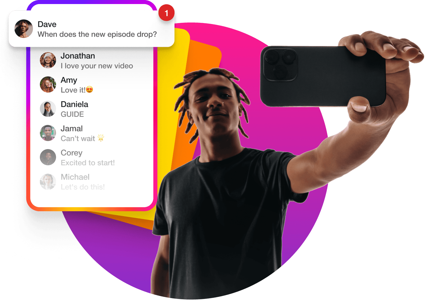 Never miss a follower message