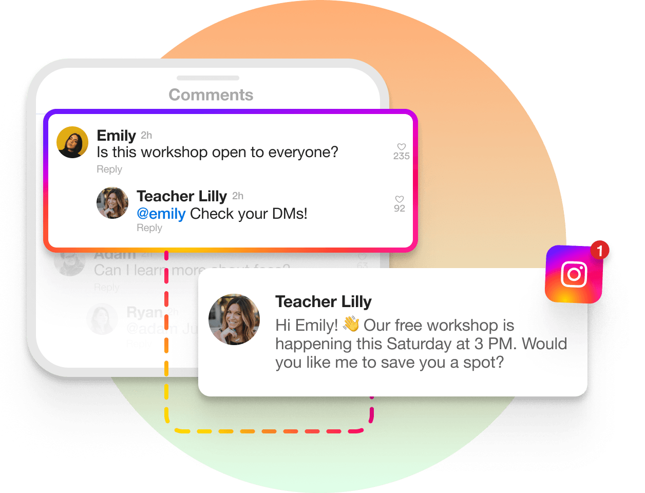 Streamline event communication