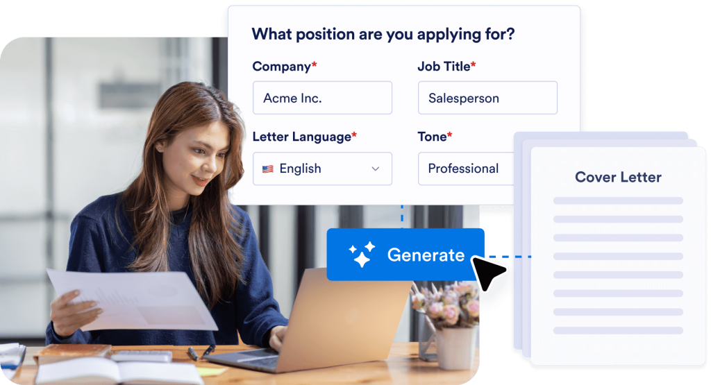 Personalized and professional cover letters