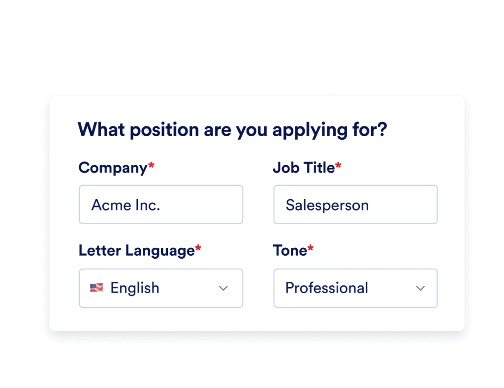 Personalize job details and style