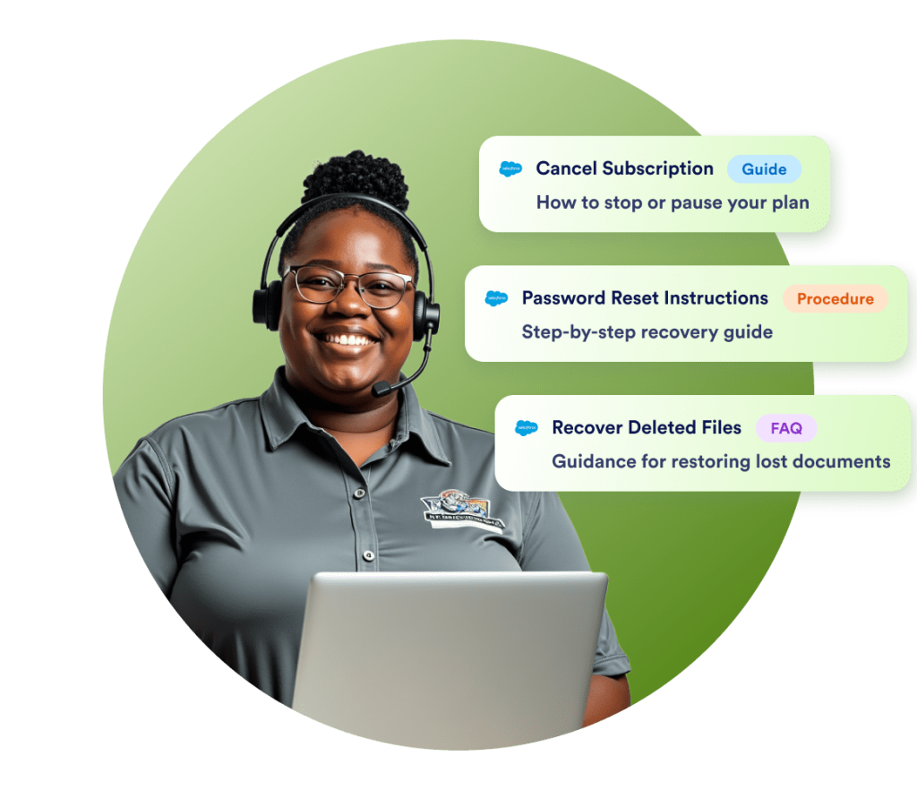 Knowledge-powered responses