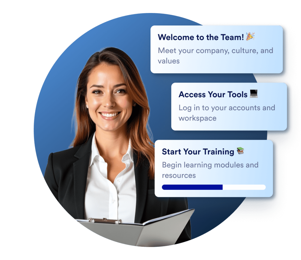 Onboarding and training