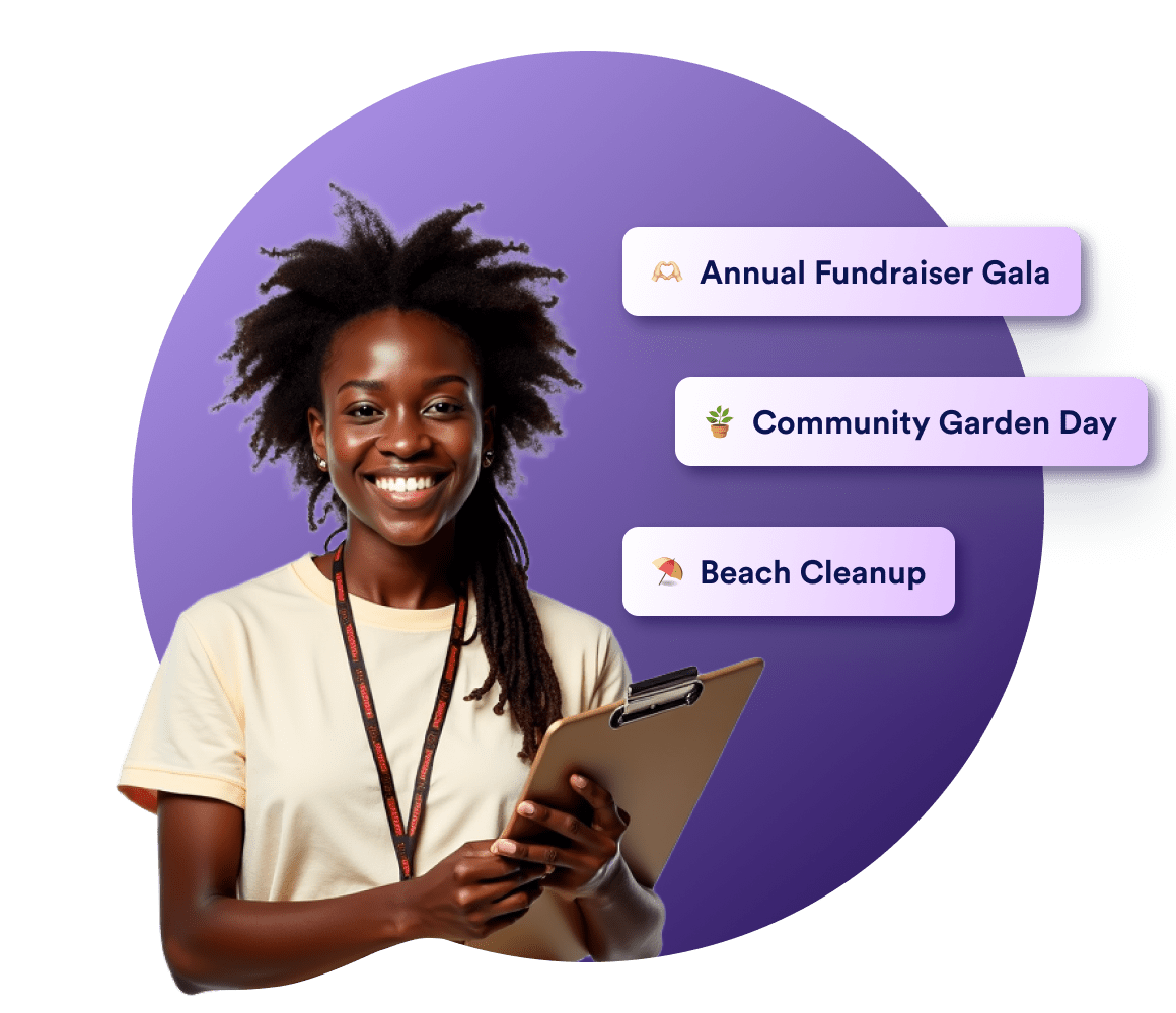 Volunteer and event management