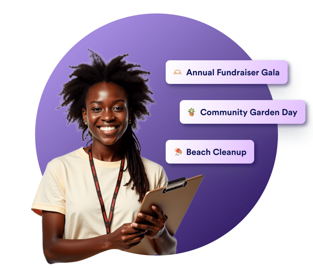 Volunteer and event management