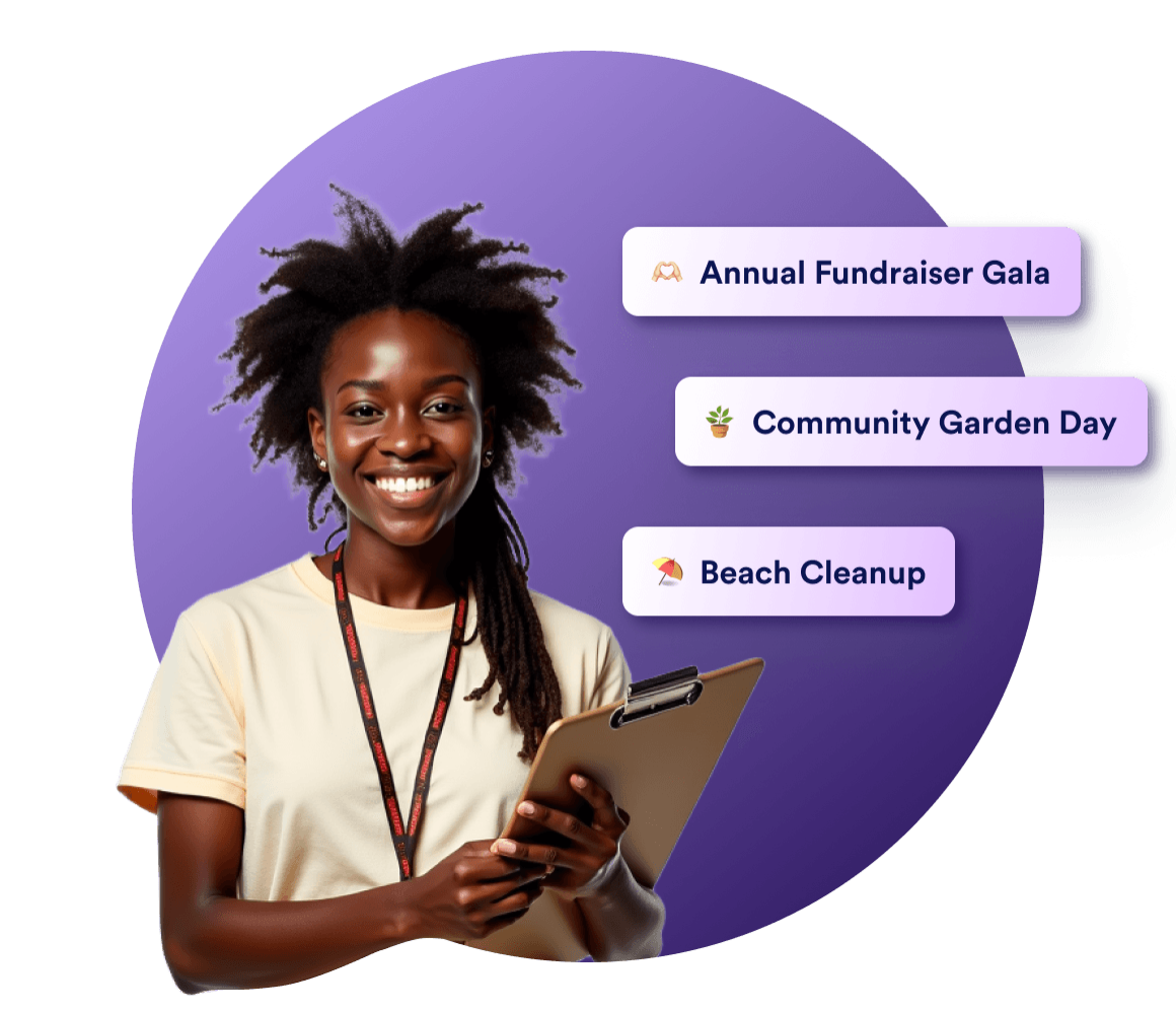 Volunteer and event management