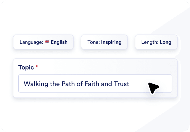 Enter your sermon topic