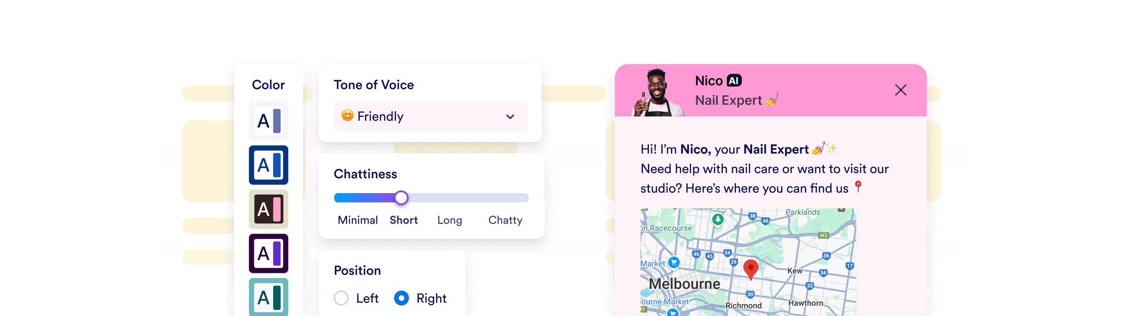 Matches your brand perfectly