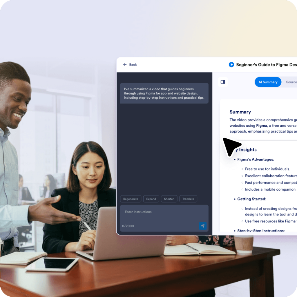 Product demos and walkthroughs