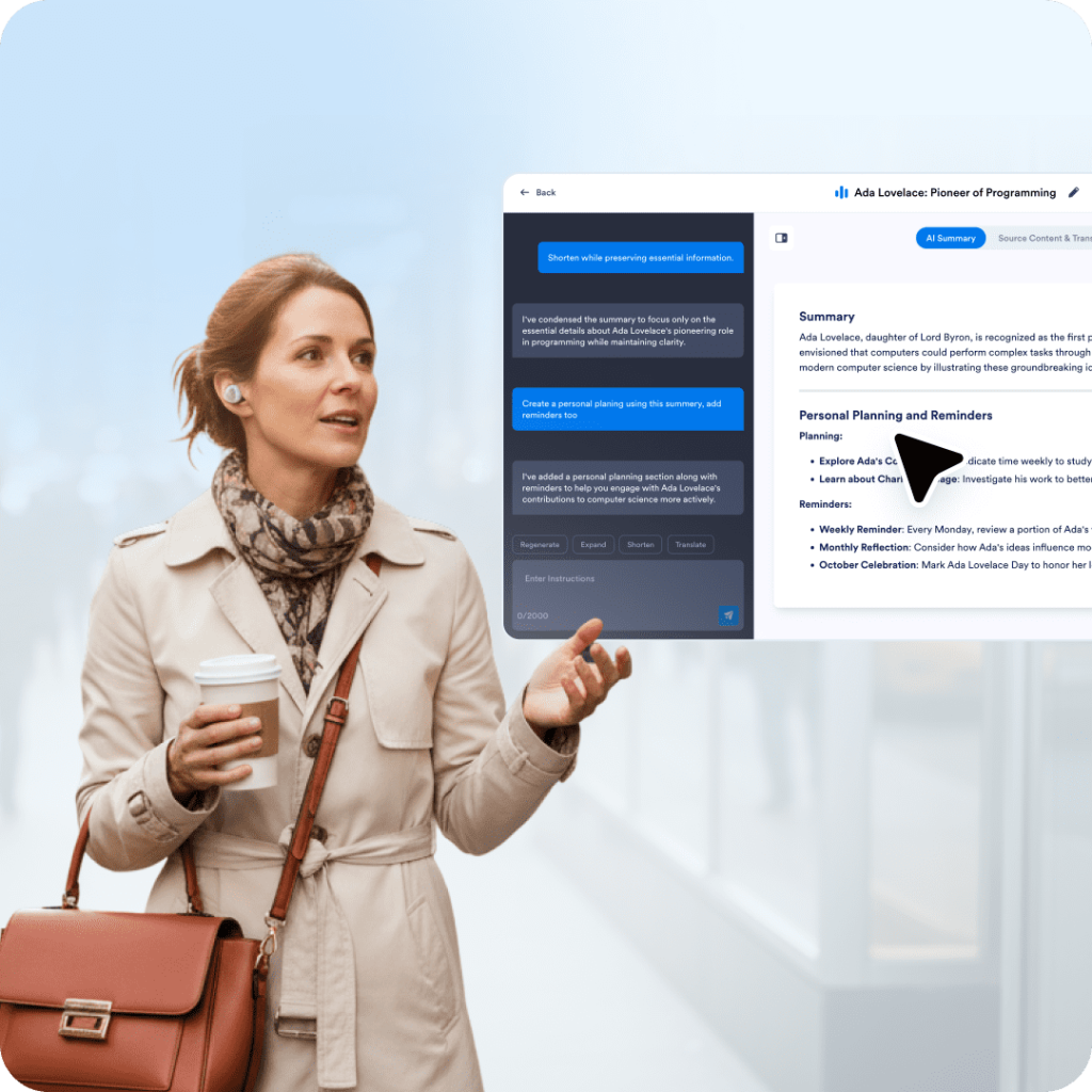 Personal planning and reminders