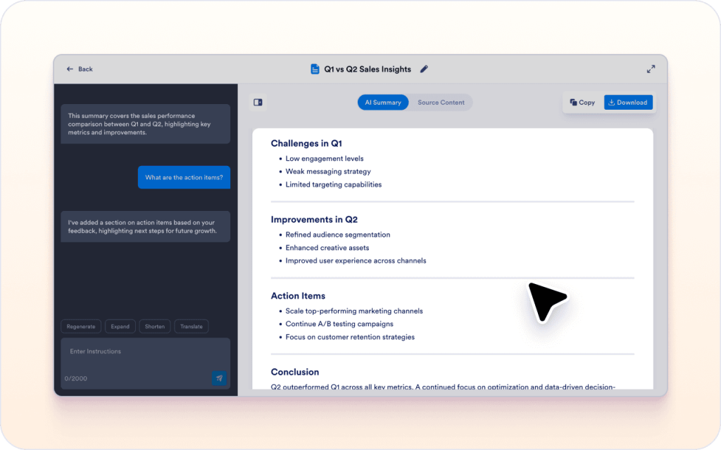Turn dense text into clear notes