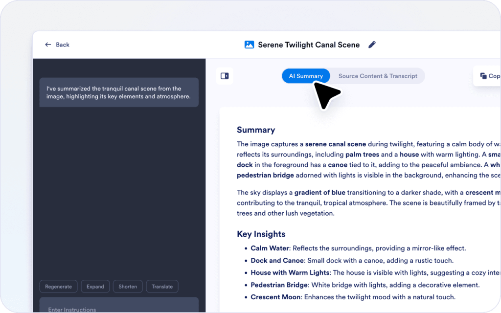 See the main point of the image