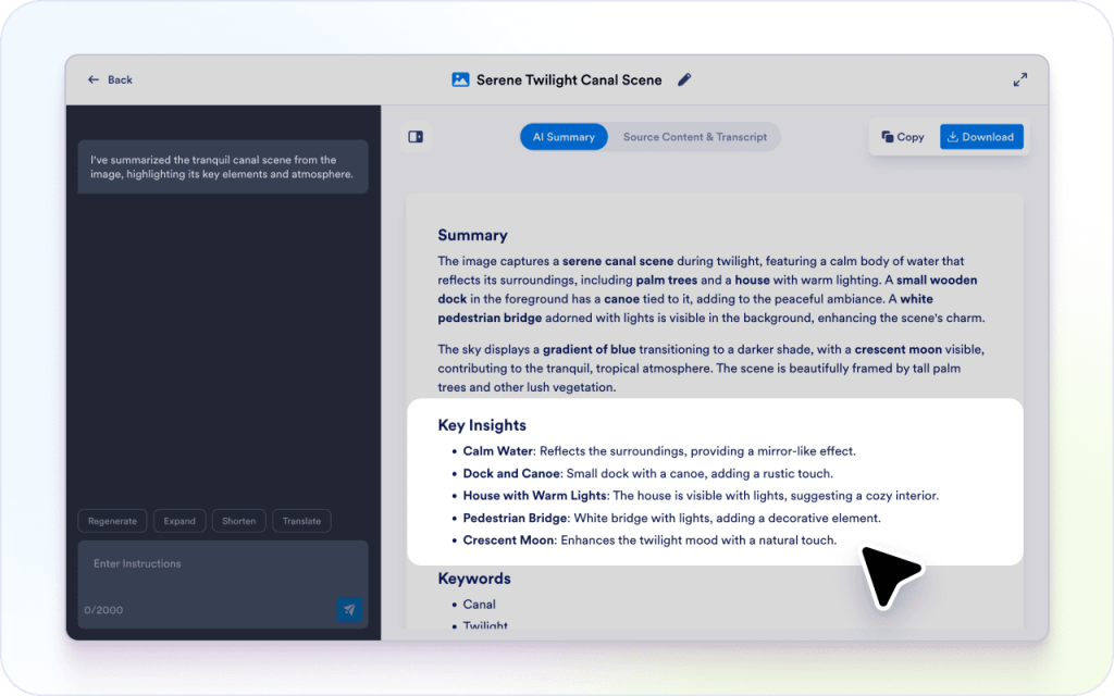 Focus on the part you care about