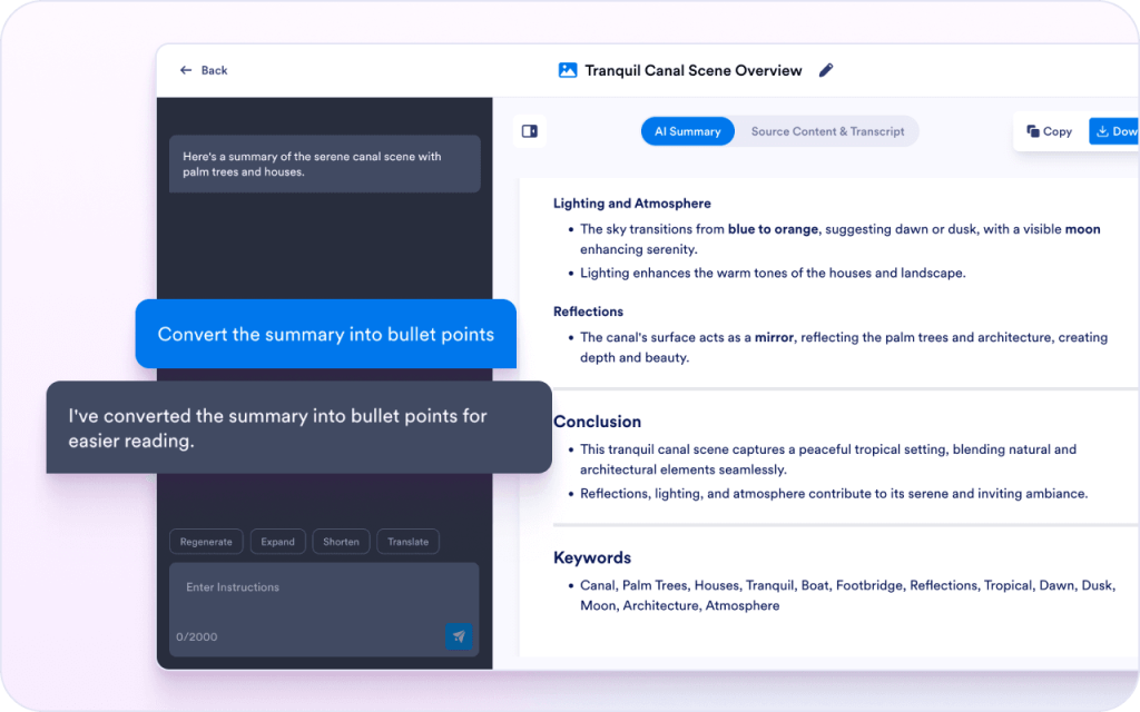 Turn visuals into reusable notes