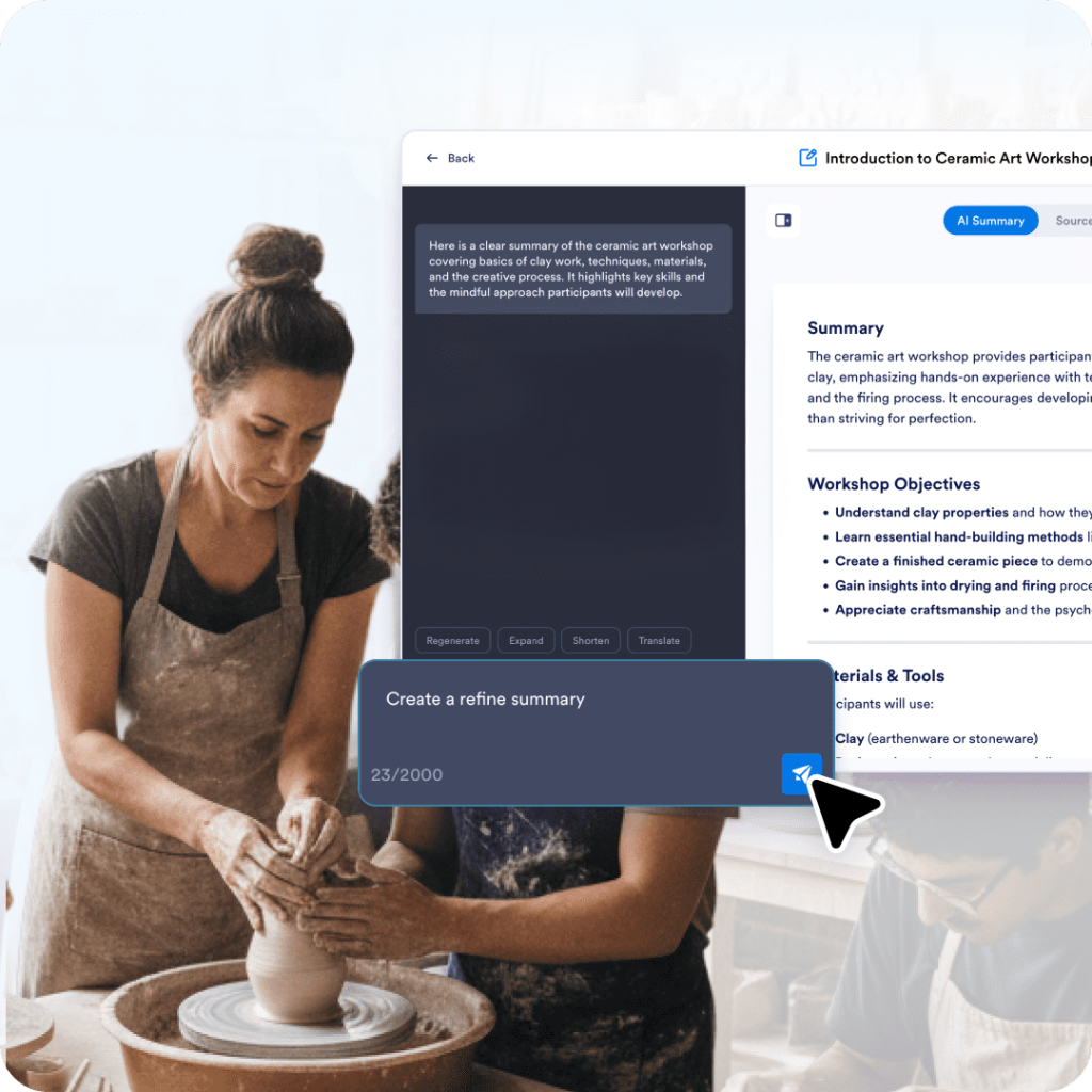 Workshop and training notes