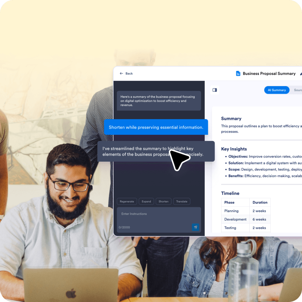 Proposals and project documents