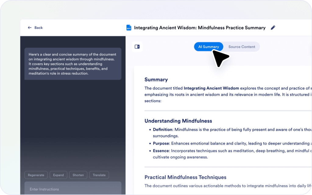 See the main message of the deck