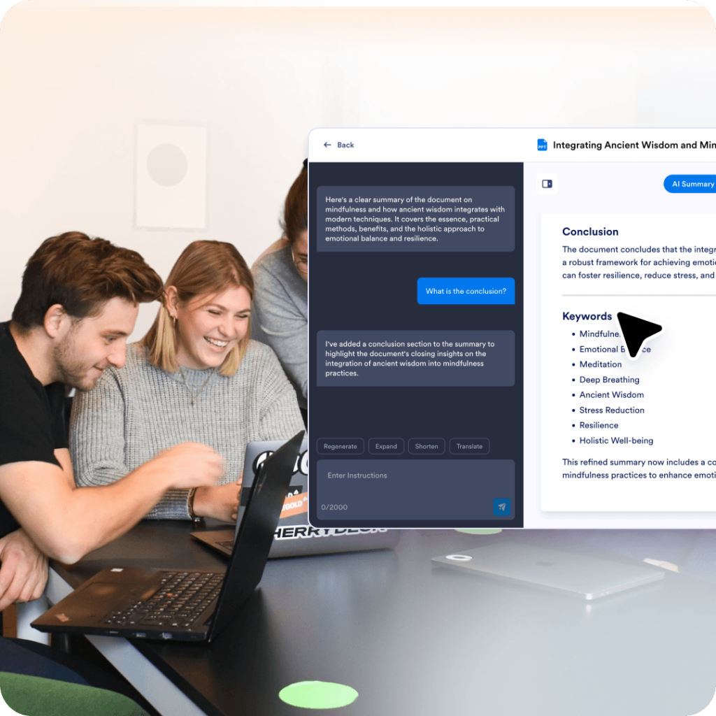 Internal presentations