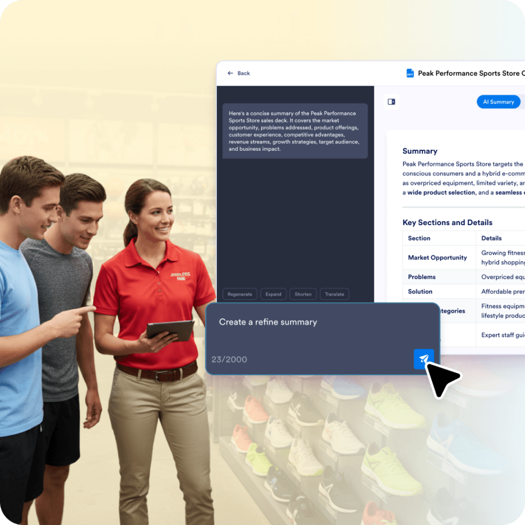 Sales and pitch decks