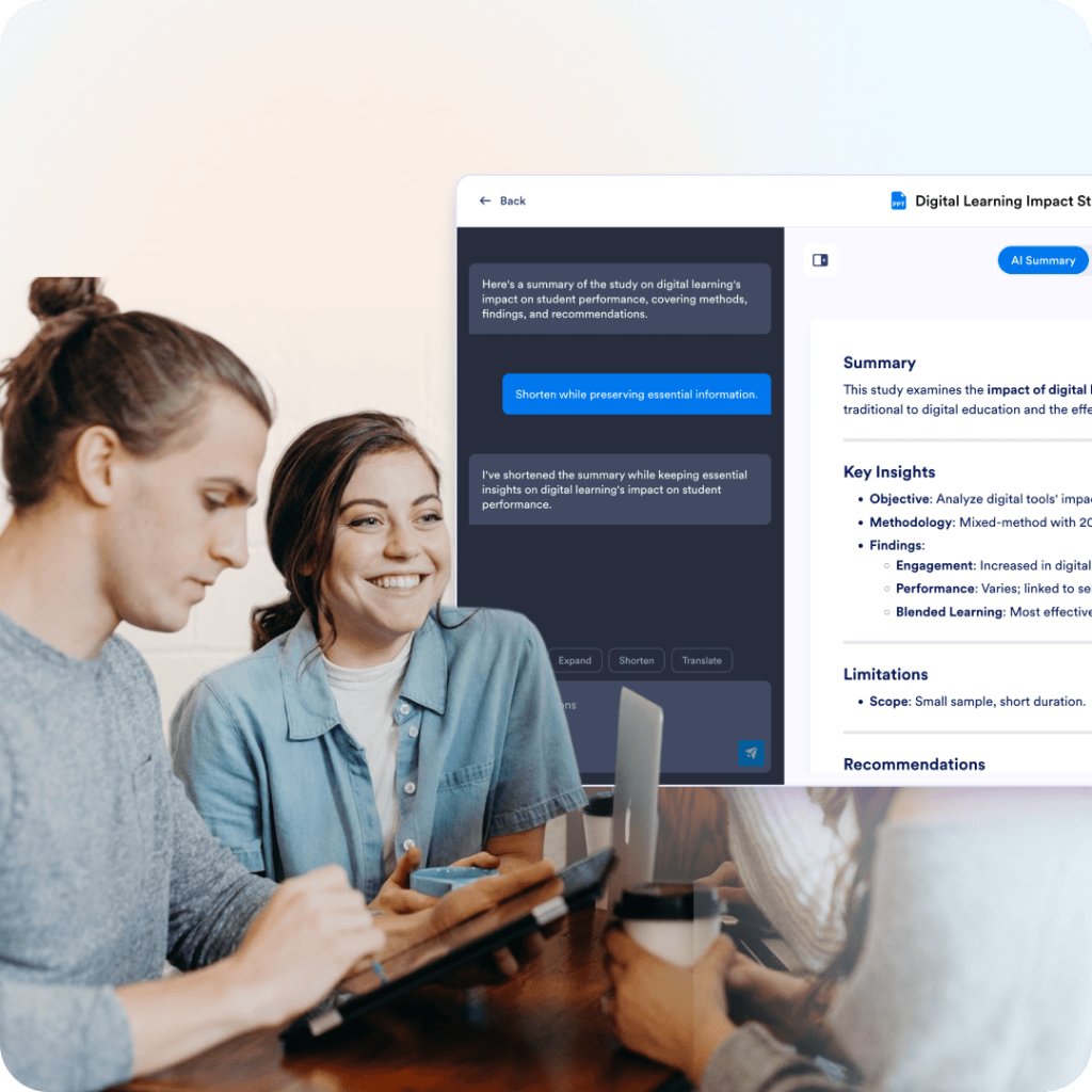 Academic or class presentations