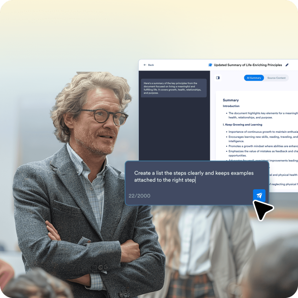 Lectures with step-by-step methods