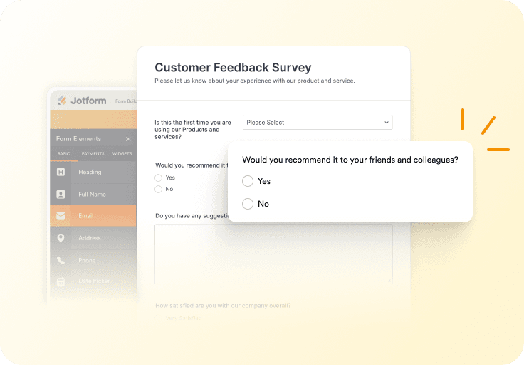 Customize the Questions