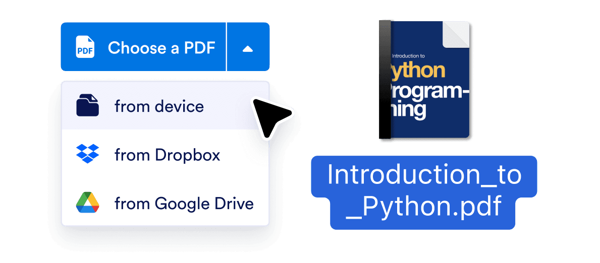 Upload your PDF