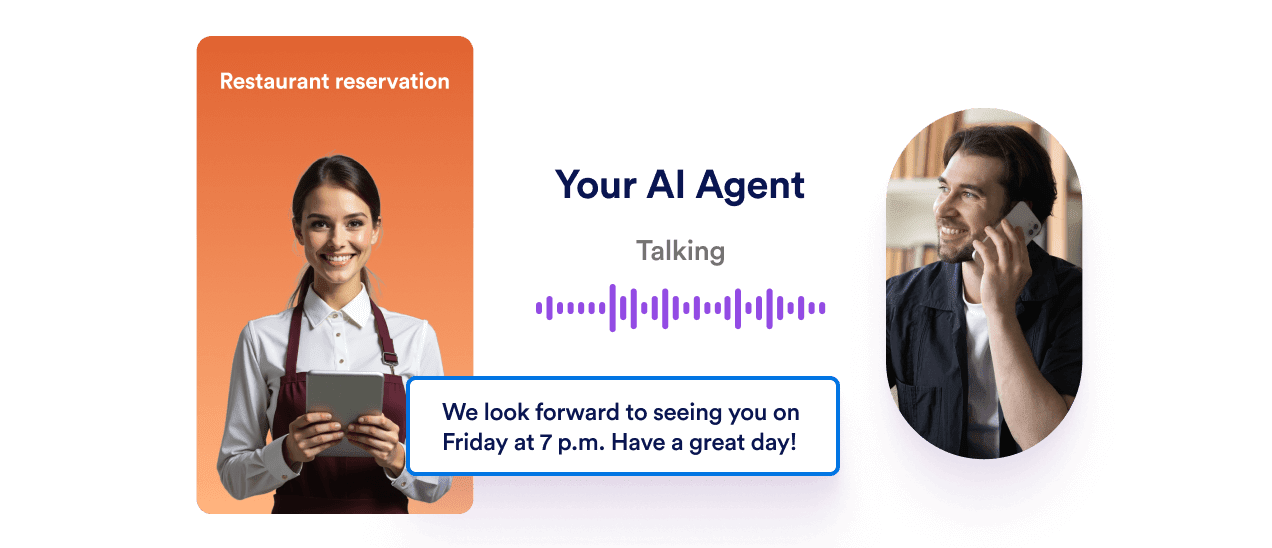 An agent responds to the customer regarding appointment information