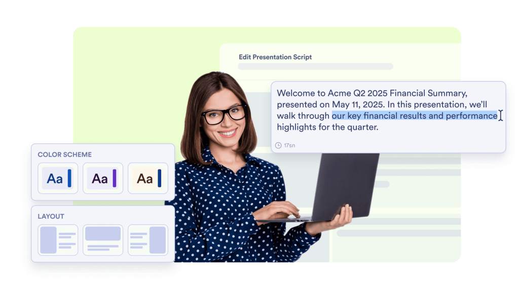 Compatible, customizable, and presentation-ready