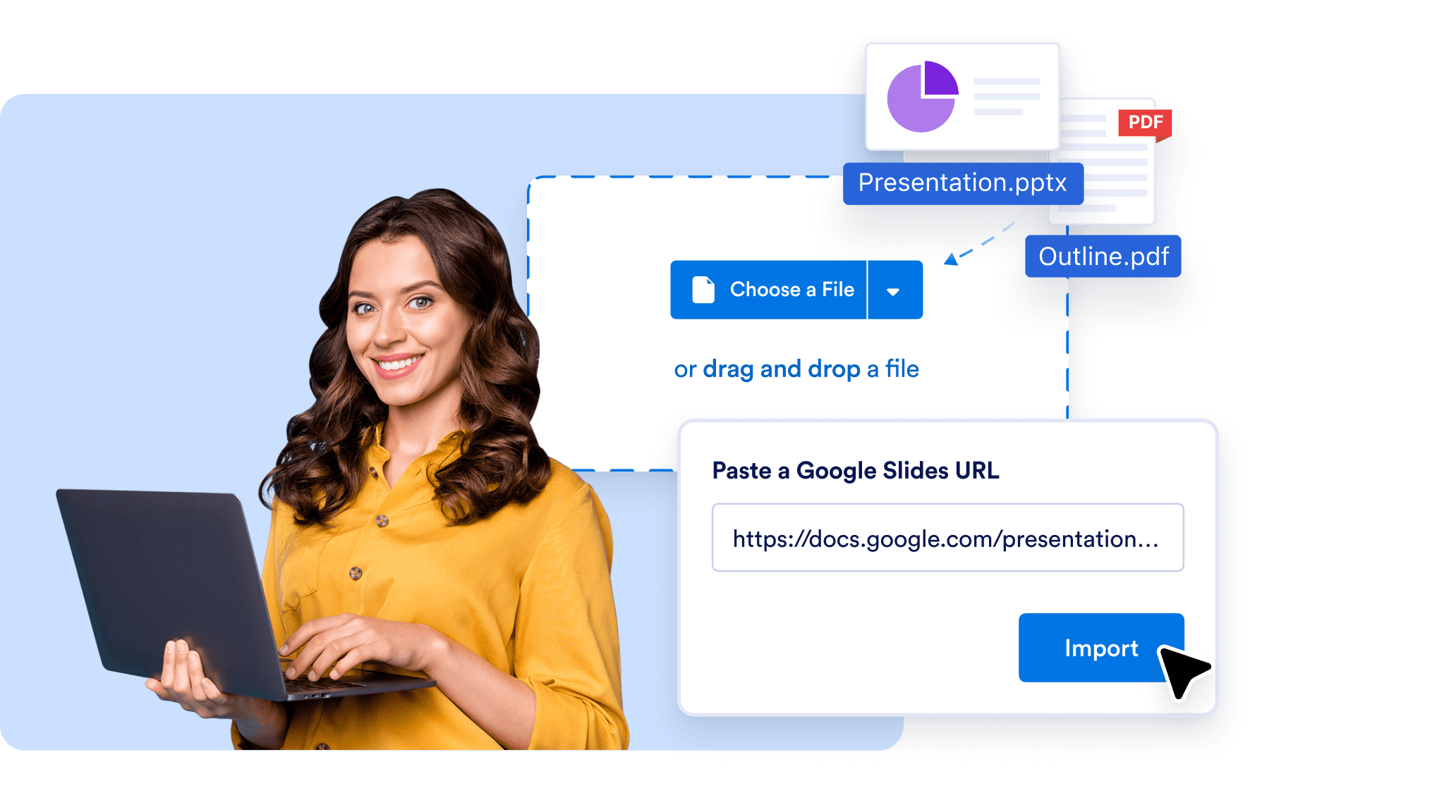 Auto-convert documents into stunning presentations